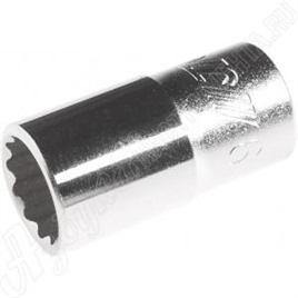 Головка торцевая двенадцатигранная 1/4", 9 мм, JTC, JTC-22609