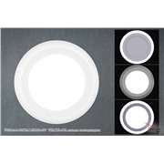 Reluce 70512-9.0-001TM LED12+4W  WH/DL+DL панель светодиодная