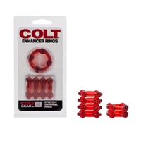 California Exotic Colt Enhancer Rings, красный
Набор из двух колец на пенис
