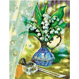 Картина для рисования по номерам "Букетик ландышей" арт. GX 3068 m