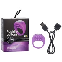 Jopen Key Ela, фиолетовый
Виброкольцо с перезаряжаемым аккумулятором