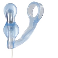 Toy Joy Manpower Plug &amp; Penisring, голубая
Анальная втулка с эрекционным кольцом, вибрирующая