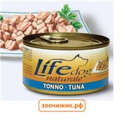 Консервы "Lifedog" для собак тунец в желе консервы 170гр.