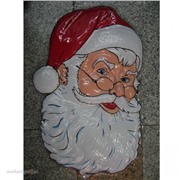 Панно Дед Мороз лицо А051 пластик