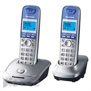 Телефон Panasonic KX-TG2512RUS серебристый,доп.трубка,АОН