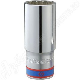 Головка торцевая глубокая двенадцатигранная 1/2", 15 мм, KING TONY, 423015M