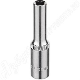 Головка торцевая 1/4" глубокая 5 мм KRAFT KT 700652