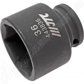 Головка торцевая ударная шестигранная 1/2", 36 мм, JTC, JTC-443836
