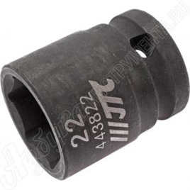 Головка торцевая ударная шестигранная 1/2", 22 мм, JTC, JTC-443822