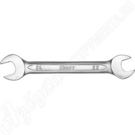 Ключ рожковый 22x24 мм Cr-V холодный штамп холдер KRAFT KT 700534