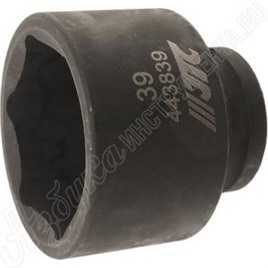 Головка торцевая ударная шестигранная 1/2" х 39 мм, JTC, JTC-443839