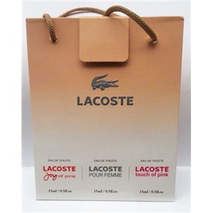 Набор подарочный Lacoste 3 по 15 мл (жен)