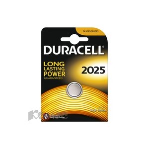 Батарея DURACELL CR2025 3V Lithium бл/1