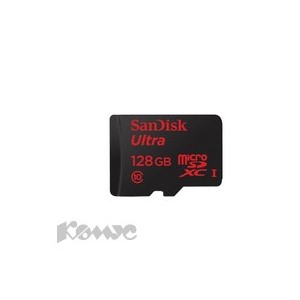 Карта памяти SanDisk Ultra microSDXC 128GB Class10(SDSDQUI-128G-G46)+ада