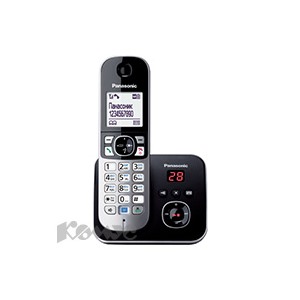 Телефон Panasonic KX-TG6821RUB чёрно-серый