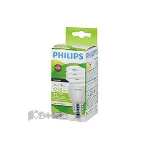 Электрич.лампа Philips CLL Tornado mini T2 20W 827 E27 теплый белый