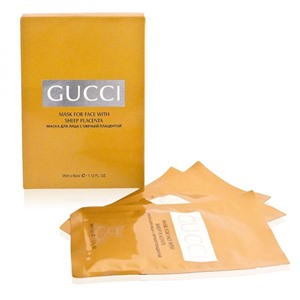 Маска для лица Gucci "Mask for Face with Sheep Placenta" 35 ml 6 шт в коробке