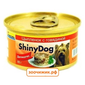 Консервы Gimpet ShinyDog для собак цыплёнок с ягнёнком (85 гр)