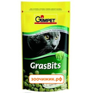 Лакомство Gimpet GrasBits для кошек с натуральной травой (50гр)