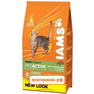 Сухой корм Iams для кошек ягнёнок (300 гр) (0972)