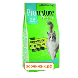Сухой корм Pronature 28 для кошек "Океан удовольствия" цыплёнок, морепродукты (2.72 кг) (2038)