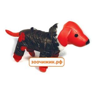 Комбинезон Dezzie 018 черный с лапками для собак, 30см