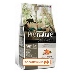 Сухой корм Pronature Holistic для кошек индейка с клюквой (2.72 кг) (4039)