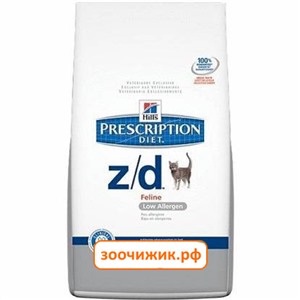Сухой корм Hill's Cat z/d для кошек (лечение аллергии) (2 кг)