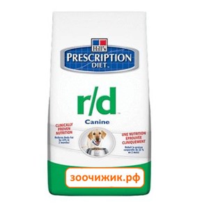 Сухой корм Hill's Dog r/d для собак (лечение ожирения) (4 кг)