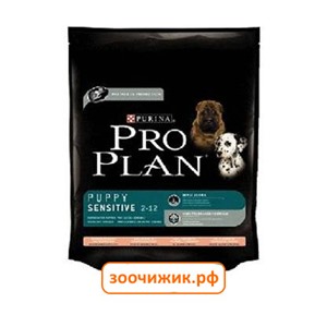 Сухой корм Pro Plan для щенков (с чувствительным пищеварением) лосось+рис (3 кг)