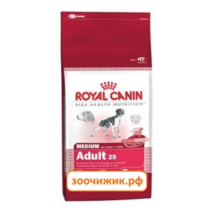 Сухой корм Royal Canin Medium adult для собак (для средних пород от 12 месяцев до 7лет) (4 кг)