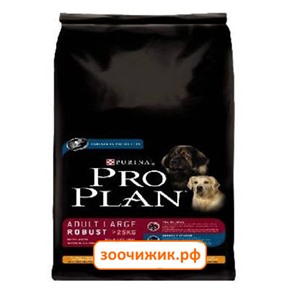 Сухой корм Pro Plan для собак (для взрослых, для крупных пород) курица+рис (14 кг)