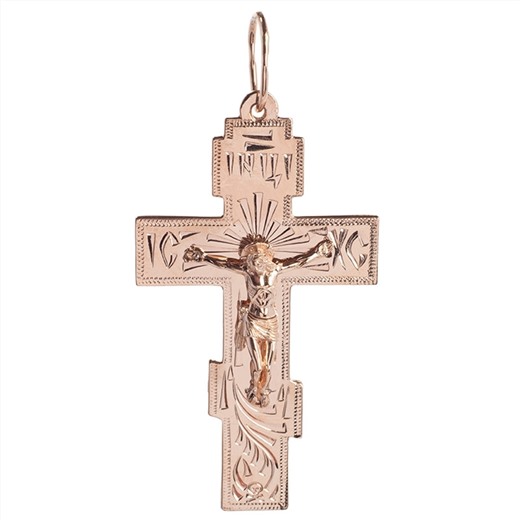 Крест золотой № 130-090-66, золото 585°
