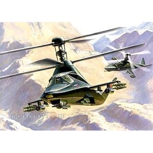 Сб.модель П7232 Вертолет Ка-58 Черный призрак