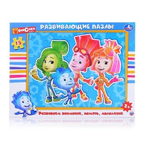 Пазлы в рамке Фиксики. 15д.