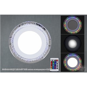  Reluce 39063-9.0-001QP LED6+3W RGB панель светодиодная с ПДУ