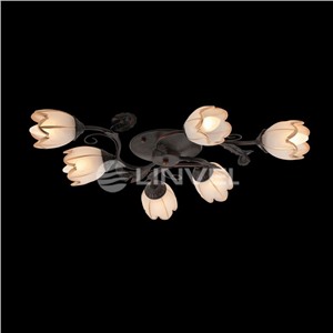 				Linvel LV 8491/6 E14 черное золото Люстра