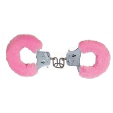 Наручники с мехом Furry Fun Cuffs Pink 9501TJ
