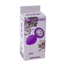 Анальная пробка Emotions Cutie Small Purple clear crystal 4011-04Lola