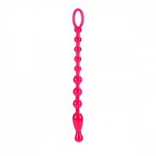 Красная анальная цепочка Colt Max Beads - 28 см.