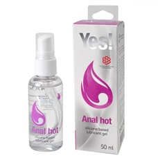 Гель-смазка силиконовый Yes - Anal hot, 50 мл.
