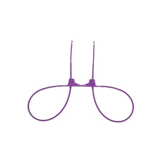 Наручники Zip Tie Cuffs Purple SH-OU021PUR