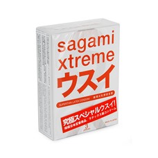 Латексные ультратонкие презервативы Sagami Xtreme №3