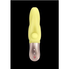 Жёлтый мини-вибратор CAYONA - 16 см.