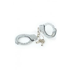 Наручники со стразами FF FANCY CUFFS CLEAR 381426PD
