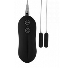 Чёрные двойные вибропули 10Function Dual Mini Bullets
