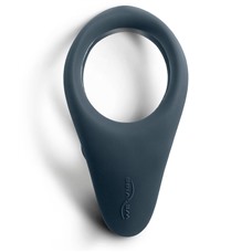 Чёрное эрекционное виброкольцо We-vibe Verge