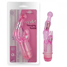 Вибростимулятор Crystal Stimulator-Naughty Rabbit голубой 10383054