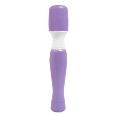 Фиолетовый жезловый мини-вибратор Mini-Mini Wanachi - 13,3 см.