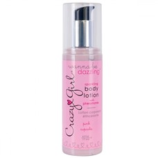 Мерцающий лосьон для тела с феромонами Crazy Girl Pink Cupcake - 177 мл.